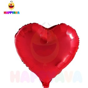 تصویر بادکنک فویلی قلب قرمز 