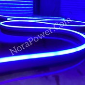 تصویر نئون فلکسی آبی 12ولت 
