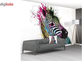 تصویر کاغذ دیواری 1وال مدل Zebra-001 ا 1Wall Zebra-001 Wallpaper XXL 1Wall Zebra-001 Wallpaper XXL