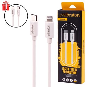 تصویر کابل تبدیل Sibraton S280i Type-C to Lightning 3A 1.1m Sibraton S280i Type-C to Lightning 3A 1.1m Cable