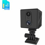 تصویر دوربین مداربسته سیمکارتی مکعبی کوچک okam portable 2mp 4g cam 