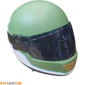 تصویر ماکت کلاه کاسکت کروزر رنگ سبز کد 68 Replica of green cruiser helmet, code 68