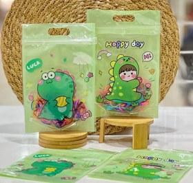 تصویر زیپ کیپ طرح دایناسور 