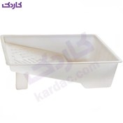 تصویر سینی غلطک رنگ بزرگ مدل سفید white Paint Tray - big