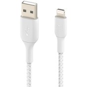 تصویر کابل 1 متری Lightning بلکین CAA002bt1MWH Belkin CAA002bt1MWH Lightning to USB Charging Cable