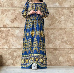 تصویر پیراهن ساحلی فوق لاکچری آستین بلندزنانه وارداتی-هندی کد2622 