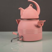 تصویر ست کتری و قوری کروپ ست مدل ملورین رنگی کد 510 Croupset Melorin Model Kettle and Teapot Set - Code 510