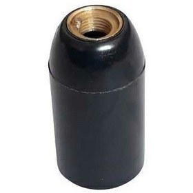 تصویر سرپیچ مشکی e14 Black E14 Lamp Holder — Standard Candelabra Socket, Heat-Resistant