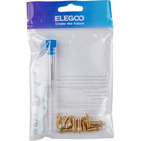 تصویر کیت نازل پرینتر سه بعدی سری سایز الگو مدل Multi-Size Brass Nozzle Kit for Neptune 4- 4 Pro برند Elegoo 