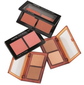 تصویر رژگونه اورجینال برند Pastel مدل Cheek To Cheek Duo Blush Set 10 Hot Pink کد M0305-0010 