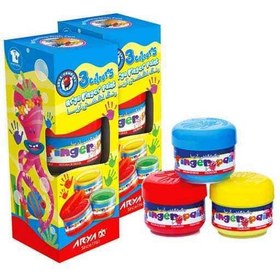 تصویر رنگ انگشتی3رنگ آریا 7004*36عدد* 