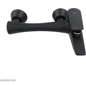 تصویر شیر حمام کی دبلیو سی مدل ورونا مشکی Kwc-faucet-verona-bath-black