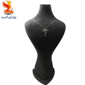 تصویر گردنبند زنانه مدل پاپیون کد 002 