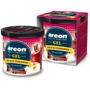 تصویر خوشبو کننده خودرو آرئون مدل Gel سیب و دارچین حجم ۸۰ میلی لیتر 