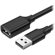 تصویر کابل افزایش طول 2.0 USB یک سر نر یک سر ماده یوگرین مدل 10313-US103 طول 0.5 متر Ugreen US103-10313 USB 2.0 Extension Cable