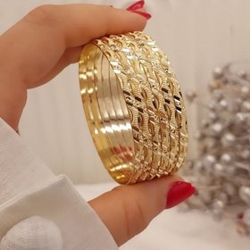 تصویر النگو طلاروس کد 1463 