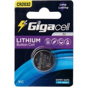 تصویر باتری سکه ای Gigacell CR2032 
