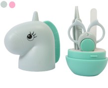 تصویر ست مانیکور کودک مدل اسب تک شاخ Unicorn manicure set for children