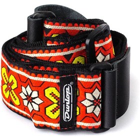 تصویر استرپ گیتار Dunlop Jacquard Avalon Red Strap 