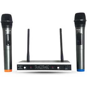 تصویر میکروفن بیسیم 2 کانال سونی SONY 2000 Microphone SONY 2000