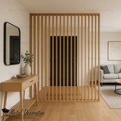 تصویر پارتیشن لوور چوبی مدرن 