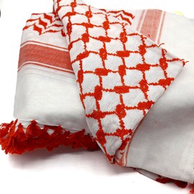 تصویر چفیه ( شماق ) سفید قرمز کد240003 