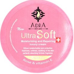 تصویر کرم کاسه ای دست و صورت آدرا حاوی روغن گل سرخ 200 میلی لیتر Adra Rose And Vitamin E Moisturizing And Repairing Luxury Cream 200ml