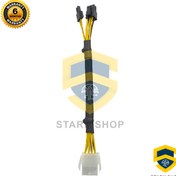 تصویر کابل تبدیل 8 پین CPU به خروجی 8 پین گرافیک 