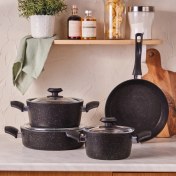 تصویر ست 7 پارچه قابلمه کاراجا مدل Biogranit Defne V2 