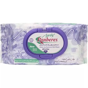 تصویر دستمال مرطوب آرایشی ضد چروک حاوی عصاره کالاندولا پنبه ریز Panberes, Anti Wrinkle Calendula Make Up Remover Tissue