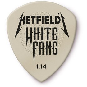 تصویر پیک گیتار DUNLOP HETFIELD’S WHITE FANG CUSTOM FLOW PICK 1.14mm 