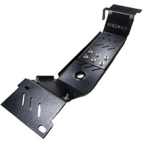 تصویر سینی محافظ گیربکس مدل carozin مناسب برای جک تی8 - طوسی jac T8 gearbox skid plate