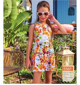 تصویر پیراهن دخترانه ترک 5561 Berrak صددرصد نخ پنبه