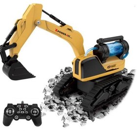 تصویر اسباب بازی ماشین کنترلی شارژی بیل مکانیکی Excavator 2.4G مقیاس 1:20_اسباب بازی ماشین کنترلی 