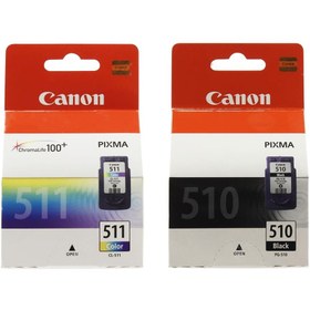 تصویر کارتریج کانن مدل PG-510 CL-511 ست دو رنگ ا Canon PG-510 CL-511 Set of two colors Cartridge Canon PG-510 CL-511 Set of two colors Cartridge