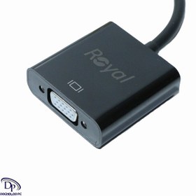 تصویر مبدل USB 3.0 به VGA رویال USB 3.0 to VGA Adapter