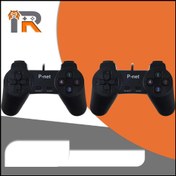 تصویر دسته بازی کامپیوتر پی-نت مدل X4 کد P98 بسته 2 عددی 