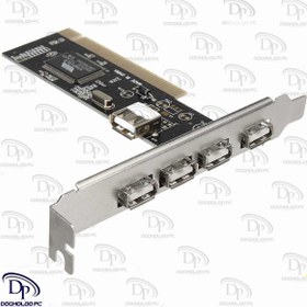 تصویر کارت PCI به USB2.0 چهار پورت رویال (Royal) مدل RP-201 