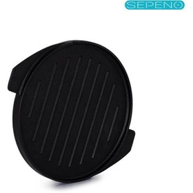 تصویر تابه گریل چدنی لیدوما مدل پیرکتا سایز 22 