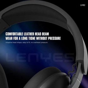 تصویر هدفون بلوتوث LENYES مدل LH82 WIRELESS HEADPHONES LENYES LH82