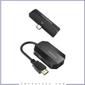 تصویر دانگل انتقال تصویر HDMI پاورولوژی مدل PHDMACBK Type-C 