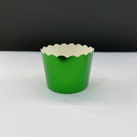 تصویر کاپ کیک لیزری سبز 