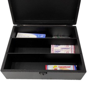 تصویر جعبه کمک های اولیه چوبی طرح فانتزی 