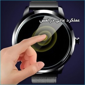 تصویر گلس اپل واچ Apple Watch Series 123 42mm مدل نانو هیدروژل شفاف برند راک اسپیس بسته 6 عددی 
