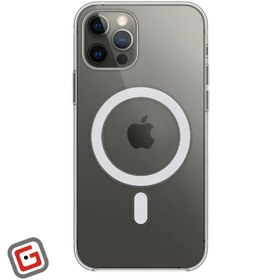 تصویر کاور شفاف مدل مگ سیف مناسب برای گوشی موبایل آیفون 12 پرومکس اپل MagSafe-certified transparent case for Apple iPhone 12 pro max