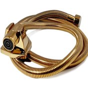 تصویر شلنگ توالت کلار - طلایی 