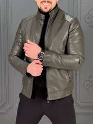 تصویر کت چرم 6308 سبز 