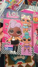 تصویر دفتر مشق سایز ۲ تا ۶ 