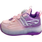 تصویر کتونی بی کی جی کیدز مدل اسکیتی چراغدار Ba235 - 3 