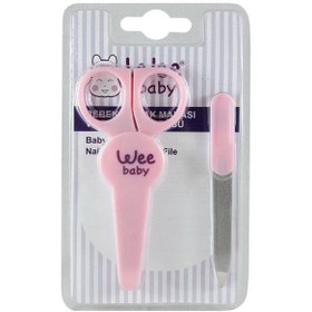 تصویر ست قیچی و سوهان وی کر کد 807 مناسب کودکان_ Wee Care Nail Clipper Offers Code 807